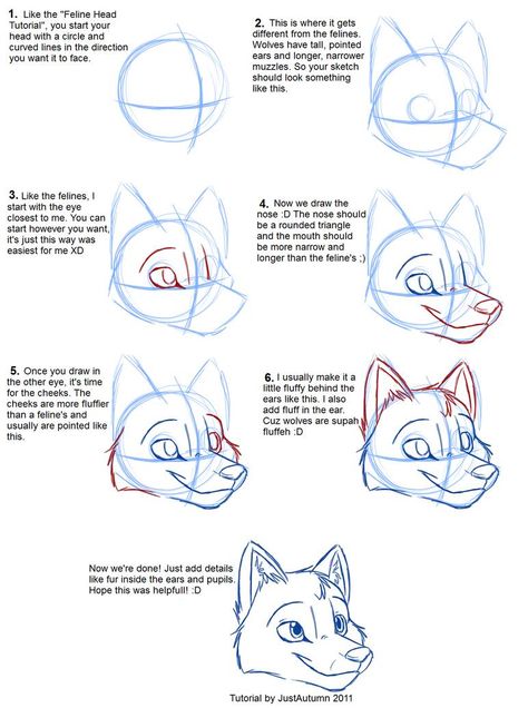 Drawing Instructions, Cartoon Drawings Of People, Cartoon Drawing Tutorial, Drawing Animals, Dragon Sketch, Drawing Heads, 강아지 그림, Wolf Drawing, Cartoon People