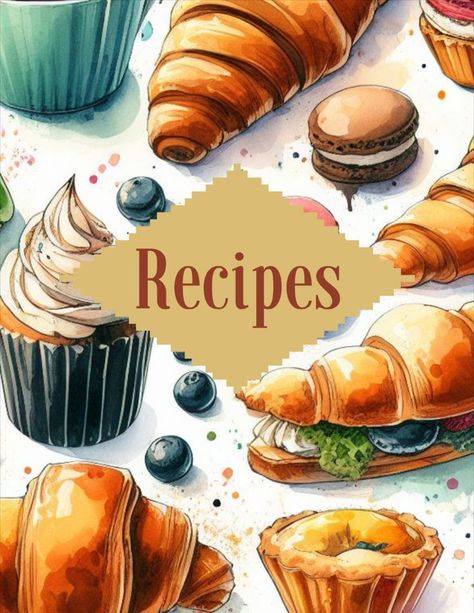 Recipe Book Blank Printable Fill-in PDF Cookbook. #recipebook, #blankprintable, #fillinPDF, #cookbook, #recipes, #cooking, #baking, #foodie, #foodlove, #homemade, #mealplanning, #kitchen, #familyrecipes, #foodbloggers, #cookingtips, #healthyrecipes, #deliciousfood, #culinary, #foodphotography, #instafood, #cookingtime, #cheflife, #foodstagram, #yummy, #foodporn, #foodlover, #homecooking, #recipeideas, #cookingfromscratch, #tasty, #cookathome, #food, #nutrition, #diets, #foodprep, #kosher Blank Cookbook, Recipe Book Covers, Digital Cookbook, Homemade Cookbook, Recipe Cover, Recipe Books, Food Nutrition, Pastry And Bakery, Main Course Recipes