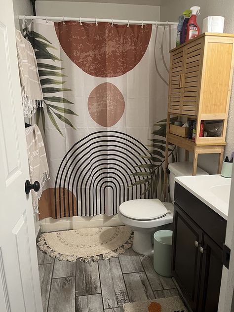 Boho Bathroom Shower Curtains Trendy, Shower Curtain Ideas Bathroom Boho, Boho Shower Curtain Trendy, Boho Bathroom Shower Curtains Walmart, Afro Boho Bathroom, Boho Bathroom Shower Curtains, Mid Century Modern Shower Curtain, Cute Shower Curtain, Boho Shower Curtain Ideas