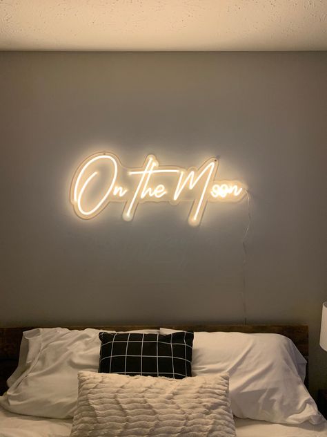 Custom Neon Sign | Neon Signs | Neon sign bedroom | Neon Sign | Led Neon Sign | Wedding Neon sign | Party Sign | Neon Light | Neon Sign bar DUE TO CUSTOM NATURE,PICTURE DOES NOT REFLECT THE LISTING PRICE CUSTOM ORDER starts from USD150 at postage delivery, USD200 at express delivery, and prices vary on every design and size. ❤Contact Us now for a personalized quote ❤ We are all creatives: trust your instinct! We are here to help. But to save a bit of your precious time and hard earned money we b Neon Name Lights Bedroom, Led Neon Lights Bedroom, Neon Light In Bedroom, Personalized Led Sign, Neon Lights Design Ideas, Neon Light Words, Led Name Sign Bedroom, Neon Name Lights, Word Lights Sign