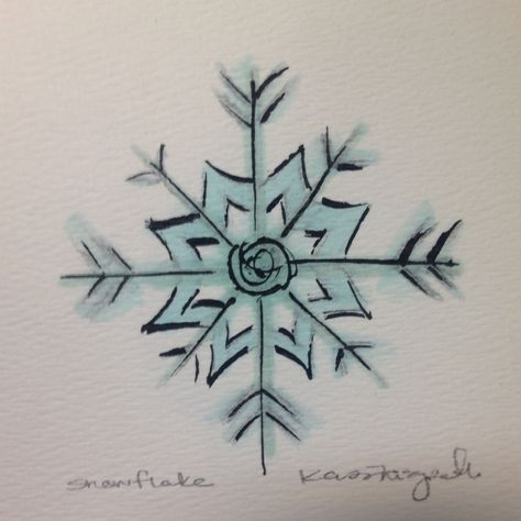 Winter Doodle Art, Snowflake Drawing Art, Winter Aesthetic Drawing, Snowflake Sketch, Snowflake Doodle, Frost Drawing, Snow Sketch, Christmas Decorations Drawings, Winter Doodles