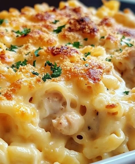 Crack Chicken Macaroni and Cheese | Homemade Recipes Cracked Chicken Macaroni And Cheese, Chicken Ranch Macaroni And Cheese, Macaroni And Cheese Chicken Soup, Mac And Cheese With Cream Of Chicken Soup, Baked Chicken And Mac And Cheese, Homemade Chicken Mac And Cheese, Cheesy Chicken Mac And Cheese, Mac N Cheese Chicken Casserole, Ground Chicken Mac And Cheese