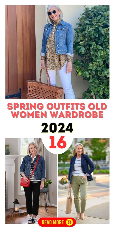 For women who are 50 years and older, the Spring Outfits Women 50 Years Old 2024 collection provides stylish and age-appropriate fashion. These outfits are perfect for embracing spring with elegance and poise, featuring designs that are both flattering and fashionable. Spring Outfits Women Plus Size, Outfit Ideas For 50 Year Old Women, Coastal Gramma, Simple Fall Outfits Casual, Middle Aged Women Fashion, Clothing Capsule, Office Wear Outfit, Style Development, Clothes Europe