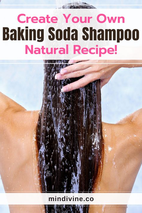 Discover all the benefits of making baking soda shampoo at home ⭐ Your hair will be healthier than ever with natural products! ✅ Diy Baking Soda Shampoo, Natural Shampoo Recipes For Oily Hair, Home Made Shampoo Recipes, Diy Clarifying Shampoo, Home Made Shampoo, Shampoo Homemade, Natural Shampoo Recipes, Baking Soda Dry Shampoo, Homemade Shampoo Recipes