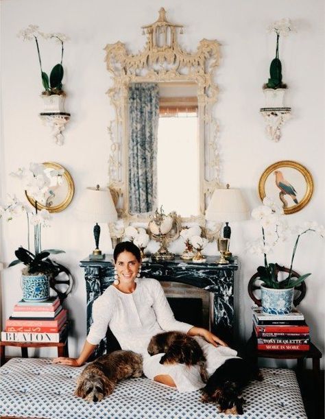 Style Icon: Rebecca de Ravenel - The Glam Pad Tres Chic Style, Rebecca De Ravenel, Chinoiserie Chic, New York Apartment, Elements Of Style, Vintage Modern, Chinoiserie, Home Interior, Interior Inspiration