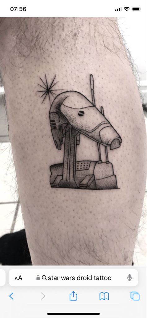 Battle Droid Tattoo, Droid Tattoo, Star Wars Battle Droids, Star Wars Battle, Battle Droid, Star Wars Droids, Star Tattoos, Tattoo Inspo, Tattoo Images