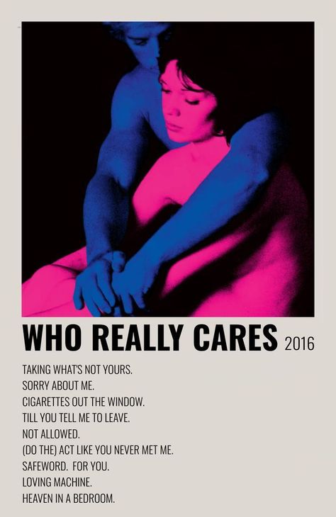 Who Really Cares Album Cover, Album Cover Wall Decor, Collage Posters, Who Really Cares, Music Cards, Grunge Posters, Y2k Posters, Girls Album, Music Poster Design