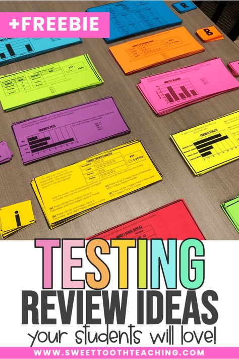 Test Review Ideas, Test Prep Review Games, Test Prep Motivation, Test Prep Fun, State Testing Prep, Staar Test Prep, Test Prep Strategies, Math Review Activities, Test Prep Activities