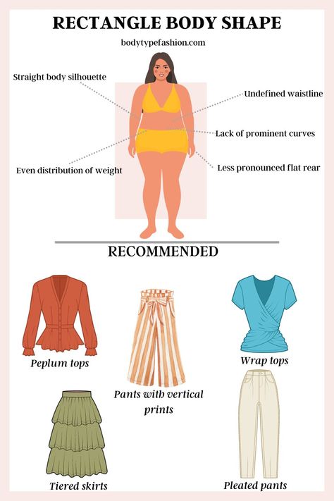 How to dress overweight rectangle body shape - Fashion for Your Body Type Alternative Plus Size Fashion, Rectangle Body Shape Fashion, Body Type Clothes, Plus Size Body Shapes, Rectangle Body Shape Outfits, Fashion 23, Curvy Casual Outfits, Fashion Design Classes, Rectangle Body Shape