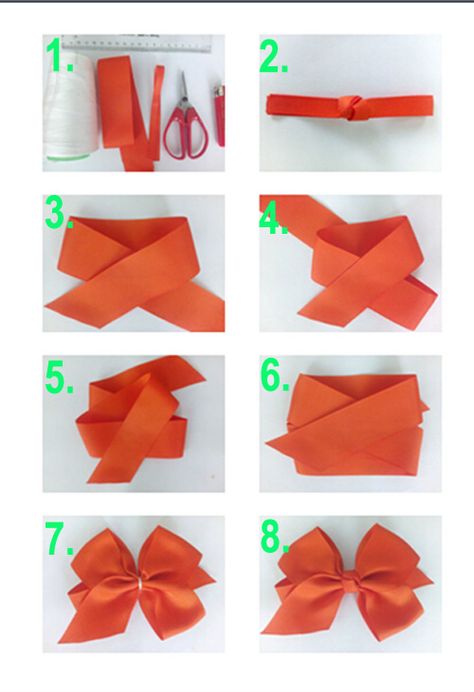 How to make ribbon bow? 8 tips to make a 5 inch hair bow. Step 1. Tools and… How To Make Ribbon Hair Bows, How To Make Hair Bows Step By Step, Hair Bows With Ribbon, Bow Step By Step, Hair Bow Instructions, Girls Hair Bows Diy, Headband Diy, Diy Baby Headbands, Make A Bow