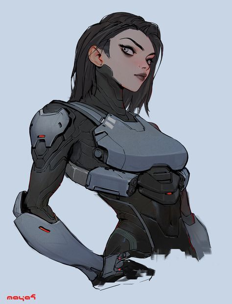 ArtStation - Step sister - Star Wars x Halo Sci Fi Character Art, Sci Fi Character Design, Halo Spartan, Cyberpunk Female, Cyberpunk Rpg, Futuristic Armor, Sci-fi Armor, Step Sister, Suit Design