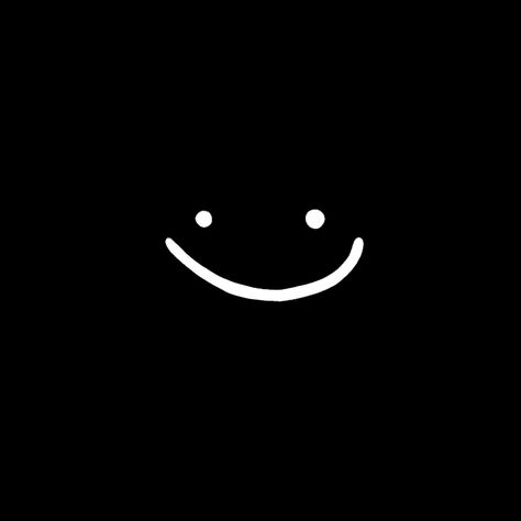 happy smiley face pfp wallpaper simple minimalist minimalistic aesthetic blackwhites black and white dark Happy Profile Picture, Dark Discord Pfp, Black Discord Pfp, Happy Face Icon, Satoshi Pokemon, Cool Pfps For Discord, Smile Icon, Happy Smiley Face, Best Wallpaper Hd