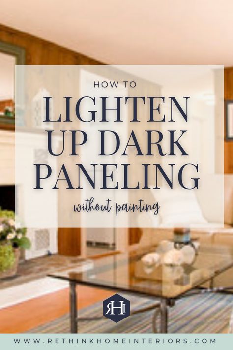 Painting Over Wood Paneling Living Room, Decorating Around Wood Paneling, Decorating Ideas For Wood Paneled Walls, Knotty Pine Accent Wall Living Room, Living Room With Wood Paneling Walls, Family Room Wood Paneling, House With Paneling, Wood Paneling Makeover Before And After, Refinish Wood Paneling Walls