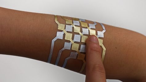 Smart Tattoo, Electronic Tattoo, Tech Tattoo, Flash Tats, Metallic Tattoo Temporary, Tattoo Prices, Metal Tattoo, Temporary Tattoo Designs, Wearable Tech