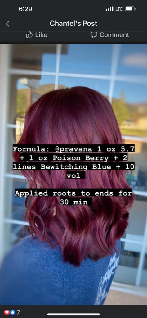 Pravana Color Formulas, Pravana Formulas, Magenta Hair Formula, Red Violet Hair Color Formulas, Pravana Pink Formula, Pravana Hair Color Chart Chromasilk, Aveda Purple Formula, Pravana Hair Color, Pravana Red