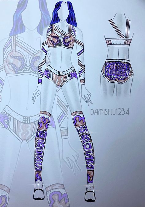 Wrestling Outfits, Wwe Outfits, Wwe Sasha Banks, Wrestling Gear, Eddie Guerrero, Wwe Girls, Sasha Banks, Sasha Bank, Wwe Womens