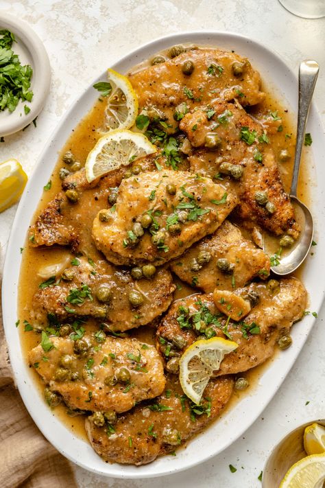 The Defined Dish, Defined Dish, Summer Crockpot Recipes, Chicken Piccata, Crockpot Meals, Chicken Crockpot Recipes, Crockpot Chicken, Slow Cooker Chicken, Cooker Recipes