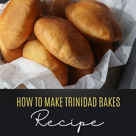 West Indian Bakes, Trini Fry Bake Recipe, Fried Bake Trinidad, Fried Bakes Caribbean, Roast Bake Trinidad, West Indian Recipes Trinidad, Trinidad Christmas Food, Trini Sweet Bread Recipes, Coconut Bake Trinidad Recipe