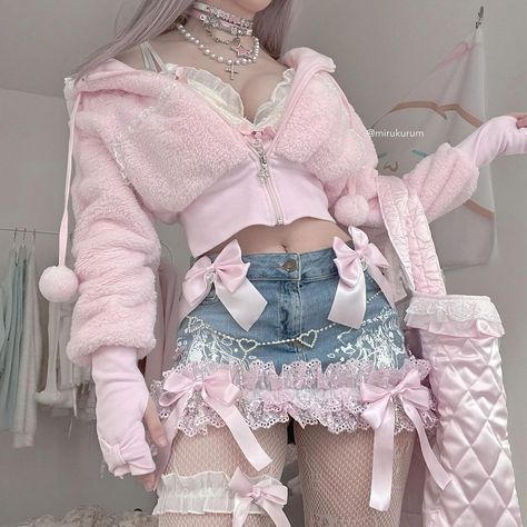 Cute Pink Outfits, Kawaii Outfit Ideas, Kawaii Fashion Outfits, Fashion Mistakes, Pink Outfits, Really Cute Outfits, Kawaii Clothes, Pink Outfit, Girly Outfits