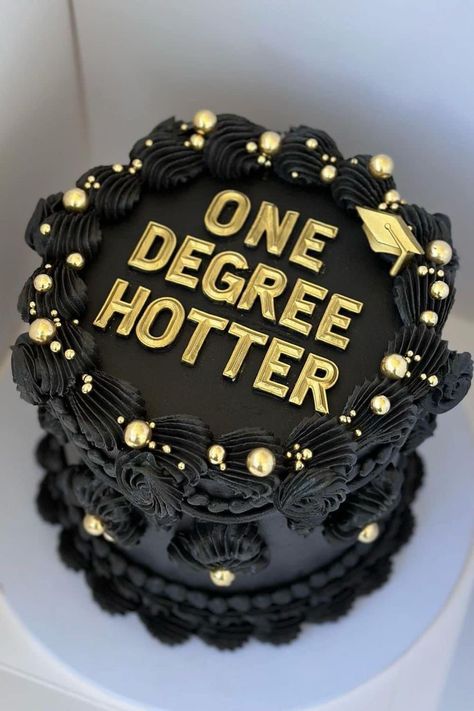 Nursing Graduate Cake Ideas, Phd Themed Party, Finance Graduation Party, Dissertation Defense Party, Graduation Party Ideas Doctor, Convocation Cake Ideas, Chef Graduation Party Ideas, One Degree Hotter Graduation Party, Phd Defense Party