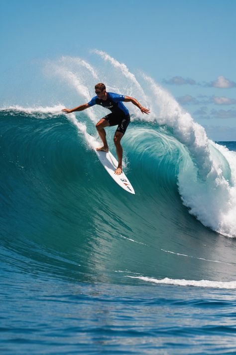 Ride the Waves: Unleashing the Thrills of Hawaii Surf Competitions 🏄‍♂️ Surfing Competition, Hawaii Activities, Surf Competition, Professional Surfers, Water Surfing, Oahu Travel, S Wave, North Shore Oahu, Hawaii Surf