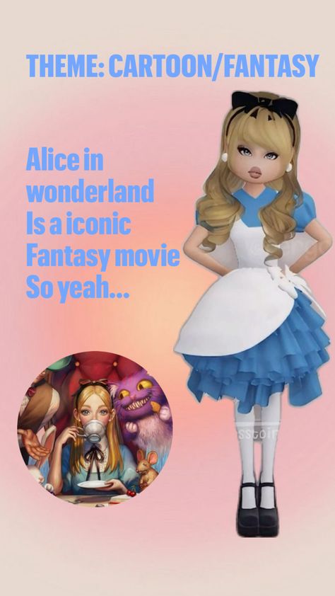 @slaygurl💗💞💕💕 Alice In Wonderland Dress, Wonderland Dress, Fantasy Theme, Fantasy Movies, Fantasy Dress, Alice In Wonderland, Dress To Impress, Fantasy Films