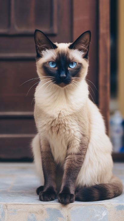 Are Siamese Cats Long Or Short Hair? Exploring the Coat Length (Long-Haired or Shorthair) of Siamese Kittens and Cats Traditional Siamese Cat, Long Haired Siamese Cats, Dark Siamese Cat, Cool Cat Breeds, Cat Head Reference, Cat Coat Pattern, Cats Short Hair, Siam Cat, Siamese Cat Art