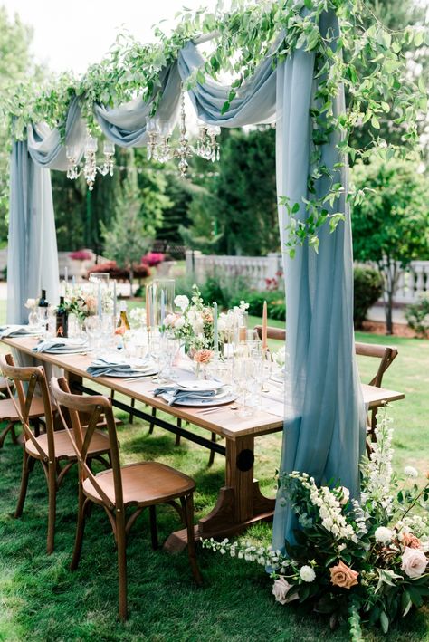 #ad Modern Romantic French Garden Estate Inspired Shoot by Events by Edz #frenchgardenwedding #romanticwedding #weddingtabledecor French Garden Wedding Decor, Modern Romantic Wedding Decor, Blue French Country Wedding, French Country Party, French Wedding Decor, Hippy Wedding, French Weddings, French Garden Wedding, Modern Garden Wedding