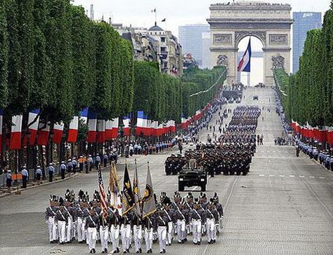 History of Bastille Day   (France) _14 Happy Bastille Day, Avenue Des Champs-élysées, Celebration Around The World, Bastille Day, Champs Elysees, Bastille, Paris Travel, France Travel, Favorite City