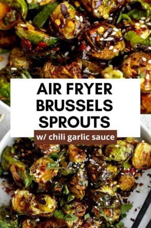 Garlic Air Fryer, Air Fryer Brussel Sprouts, Air Fryer Brussels Sprouts, Roasted Beet Hummus, Sprouts Recipes, Fried Brussel Sprouts, Crispy Brussel Sprouts, Work Recipes, Side Salads