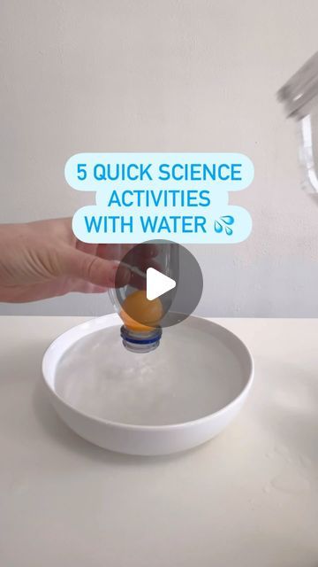 Easy Fun Experiments For Kids, Science Experiment For Preschool, Gravity Projects For Kids, Little Scientist Activities, Easy Science Activities For Kids, Homemade Science Experiments Kids, Easy Experiments For Kids Preschool, Steam Science Activities For Kids, Steam Activity For Kids