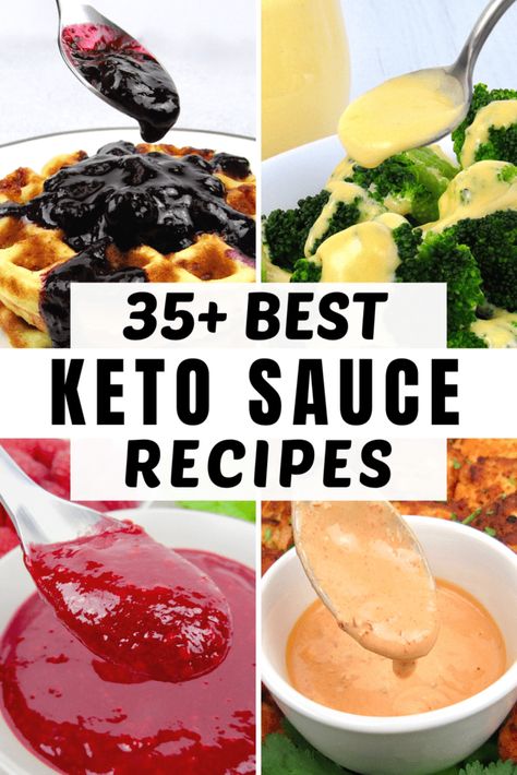 Sauces For Chicken, Keto Sauce, Low Carb Marinara, Keto Sauces, Best Guacamole Recipe, Breakfast Low Carb, Low Carb Sauces, Resep Diet, Chicken Steak