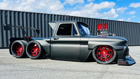 Truck Burnout, 1965 Chevy C10, Custom Wheels Trucks, Studebaker Trucks, C10 Chevy Truck, Custom Pickup Trucks, Custom Chevy Trucks, Lifted Chevy, Lifted Chevy Trucks