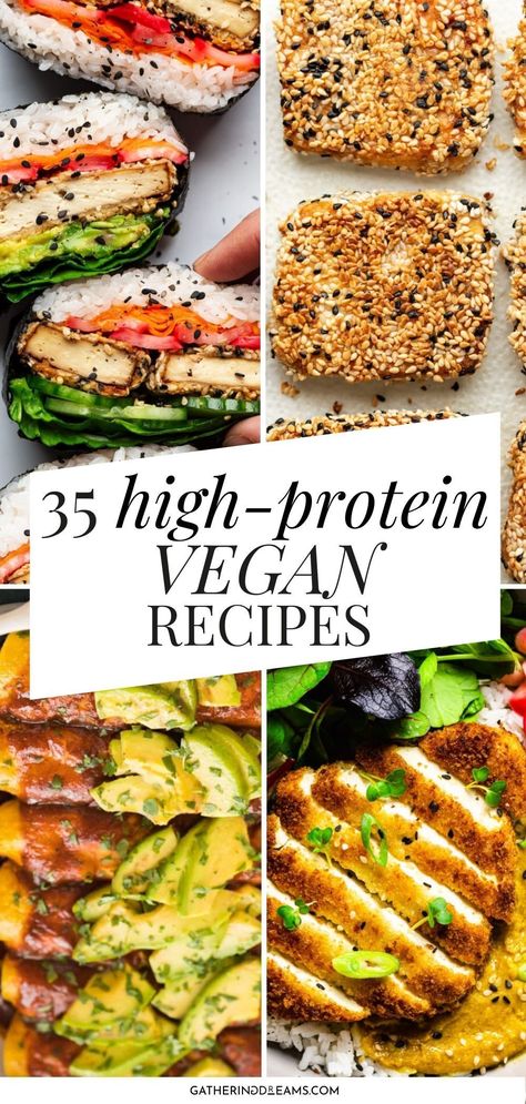 Protein Vegan Recipes, High Protein Vegan Recipes, Plant Based Diet Recipes, High Protein Vegan, Egg Muffins, Vegan Meal Prep, Diet Vegetarian, Idee Pasto Sano, Vegan Foods