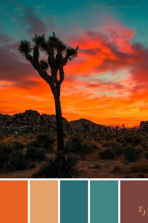 Sedona Sunset Scheme. Joshua Tree Color Palette, Desert Sunset Color Palette, Dawn Color Palette, Saturation Art, Color Palette Desert, Wedding Colors Palette, Portfolio Sketchbook, Desert Color Palette, Sedona Sunset