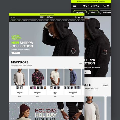 Sports Apparel Website Design, Ux Designer Outfit, Clothing Email Design, Streetwear Website Design, Clothing Brand Website Design, Clothing Website Design Inspiration, Web Design Clothing, Apparel Website Design, Clothing Web Design