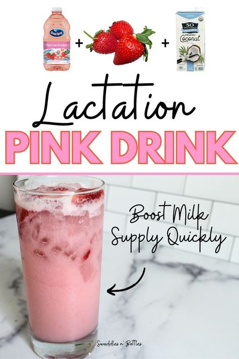 Boost Milk Supply Breastfeeding, Food For Breastfeeding Moms, Starbucks Pink Drink, Breastfeeding Nutrition, Healthy Pregnancy Food, Breastfeeding Snacks, Boost Milk Supply, Breastfeeding Foods, Lactation Recipes