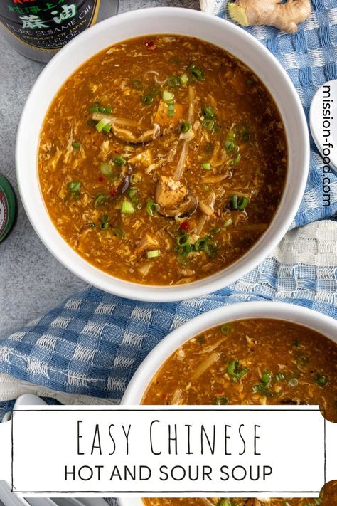 Sweet Sour Soup, Hot And Sour Soup Recipe Easy, Hot N Sour Soup, Hot And Sour Soup Recipe, Sweet And Sour Soup, Sour Soup Recipe, Boneless Beef Short Ribs, Parmesan Soup, Hot And Sour Soup