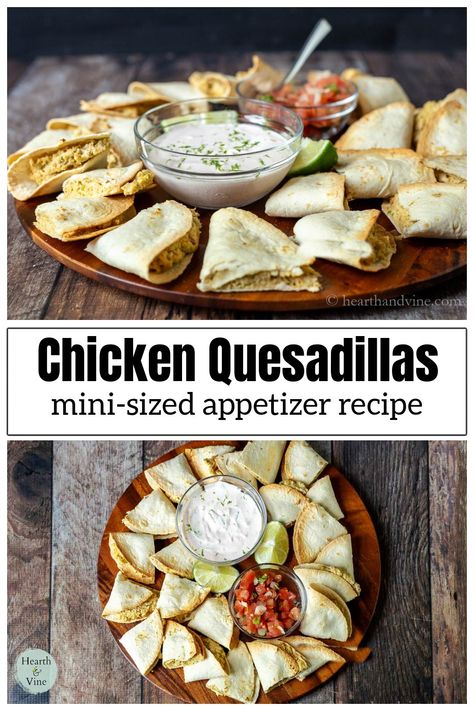 Low carb and delicious these mini chicken quesadillas make a great appetizer, finger food, or snack no matter what the occasion. Mini Chicken Quesadillas Appetizers, Quesadilla Appetizers Mini, Quesadilla Wreath, Mini Quesadillas Appetizers, Mini Chicken Quesadillas, Mini Quesadillas, Dessert Salad Recipes, Roasted Tomatillo, Tasty Snacks