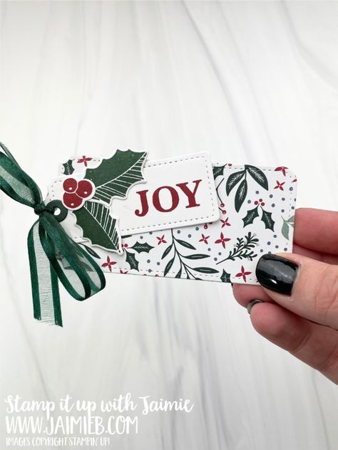 Gift Tags Handmade, Christmas Tags Stampin Up Ideas, Stamping Up Christmas Gift Tags, Stampin Up Christmas Gift Tags 2023, Christmas Gift Tags Stampin Up Ideas, Su Christmas Tags, Stampin Up Tags, Free Svg Christmas Tags, Stampin Up Christmas Tags 2023