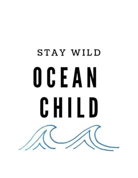 149+ Beach Quotes To Make You Feel Like You're On Vacation Bedroom Printables, Stay Wild Ocean Child, Summer Beach Quotes, Summer Captions, Sea Quotes, Etsy Quotes, Surfing Quotes, Ocean Quotes, Printable Wall Decor