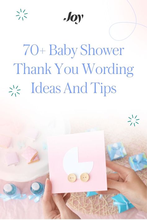 Craft the perfect baby shower thank you notes with our collection of 70 wording ideas and tips! Whether you're looking for heartfelt, humorous, or simple messages, we have you covered. Explore our ideas to express your gratitude to guests and make them feel valued for their presence and gifts. #BabyShower #ThankYouNotes #WordingTips Thank You For Coming To My Baby Shower, Thank You Notes Baby Shower Gifts, Thank You Notes For Baby Shower Gifts, Baby Shower Notes To Baby, Thank You Cards For Baby Shower Gifts, Baby Shower Thank You Notes, Baby Shower Thank You Cards Wording, Thank You Card Examples, Baby Shower Giveaways