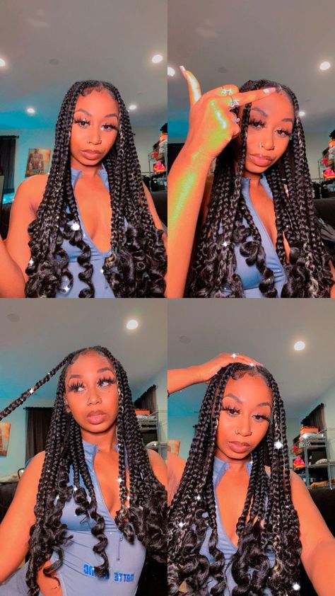 Don’t invite me to no party 🖕🏽 | Hair ponytail styles, Black kids braids hairstyles, Braids hairstyles pictures Knotless Coi Leray Braids, Medium Coi Leray Braids, Coi Leray Braids With Curls, Coi Leray Braids With Color, Could Leray Braids, Long Coi Leray Braids, Big Knotless Box Braids With Curls, Big Braids With Curls, Coileray Braids