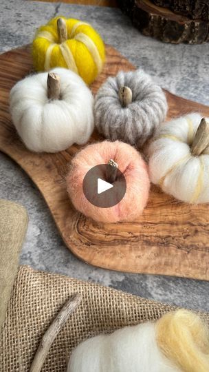 24K views · 7K reactions | Wool Pumpkin Craft

It is official pumpkin season and this was such a fun and easy craft! It doesn’t require many supplies and makes a quick seasonal centerpiece. I used:

🧻 Paper roll
🧶 White Wool Roving
🌳 Stick
🪡 Felting Needle (optional)

Supplies are available in my Amazon storefront. Affiliate link in my bio.

Be sure to out @ohoh.deco cute chunky yarn 🧶 version.  And let me know if you give it a try too! | Alyssa Stokes | James Quinn · Hourglass Pumpkin Toilet Paper Roll, Easy Thanksgiving Crafts, Pumpkin Craft, Simple Centerpieces, Fall Deco, Fall Craft, Toilet Paper Roll Crafts, Paper Roll Crafts, Wool Roving