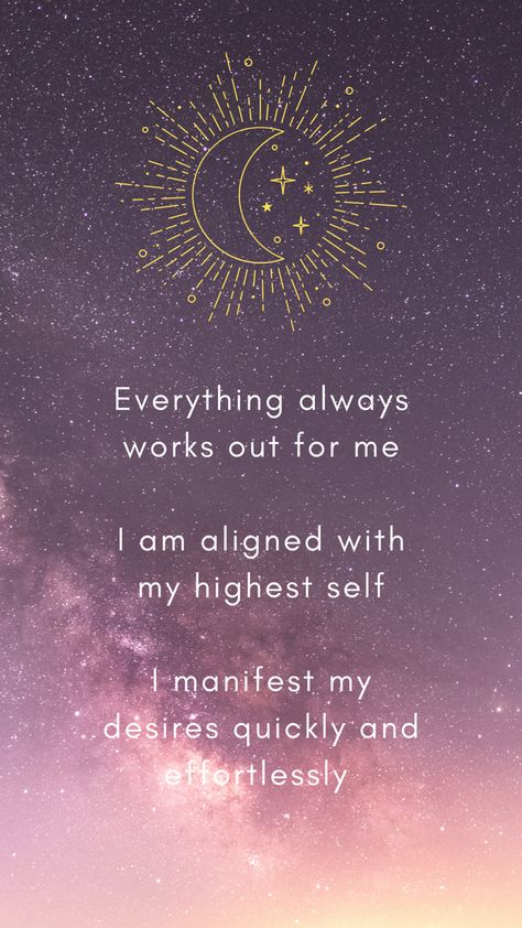 Night starry sky with moon image and affirmations Summer Quotes Aesthetic, Vision Board Summer, Spiritual Vision Board, Manifest Fast, Summer Sketches, Abundance Images, Aesthetic Spiritual, Highest Self, Manifesting Dreams