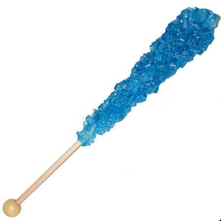 How to make simple rock candy Blue Rock Candy, Blue Candy Buffet, Make Rock Candy, How To Make Rocks, Rock Candy Sticks, Chocolate Covered Nuts, Online Candy Store, Candy Crystals, Blue Rock