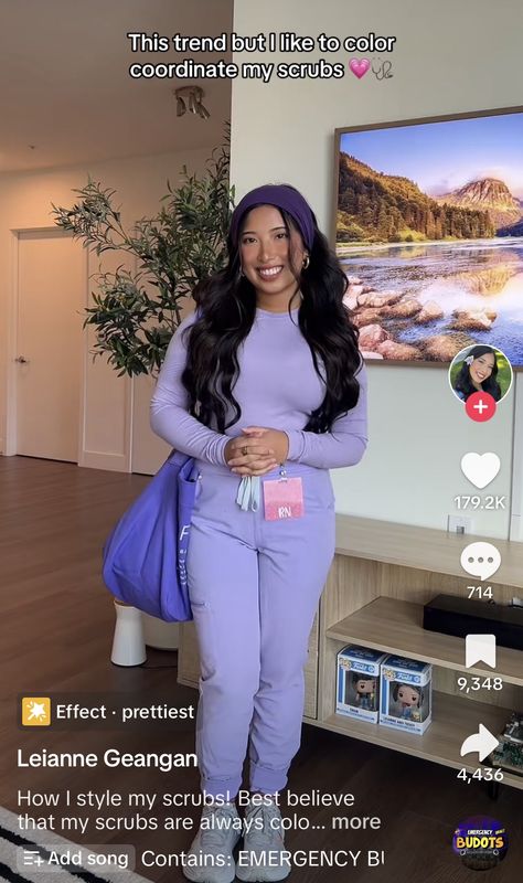 Nurse Scrubs Outfits Style, Cute Scrub Outfits, Nurse Scrubs Outfits, Scrubs Outfit Ideas, Scrub Fits, Nurse Fits, Vet Aesthetic, Nurse Fashion Scrubs, Scrub Outfits