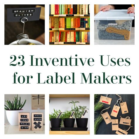 Hello, DIYers! Today we are talking about the tons of fun that you can have with a label maker! Get your files, your home, and more organized with this powerful tool! But what other things can you do with them? Check these out…   Labeling Homemade Dressing and Marinades  You can use your label maker […] The post 23 Inventive Uses for Label Makers appeared first on DIY Projects by Big DIY Ideas. What To Label With Label Maker, Things To Label With Label Maker, Label Maker Uses, Niimbot Label Ideas, Label Maker Ideas, Label Maker Organization, Label Organization, Labeling Ideas, Wood Labels