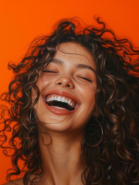 Smiling Woman Photography, Laughing Face Drawing Reference, Female Reference Photo, Smiling Face Reference, Beautiful Portraits Woman, Women Face Reference, Chicano Woman, Smiling Pictures, Female Portrait Poses