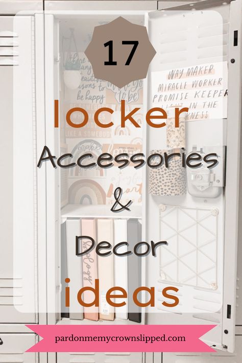 Get some inspiration from these locker decoration ideas. From locker accessories to locker organization you'll be sure to find something you love. Decorate School Locker, Athletic Locker Decorations, School Locker Organization Aesthetic, Teen Locker Ideas, Girl Locker Ideas Middle School, Inside Locker Ideas, Locker Organization Ideas Middle School, Decorate Locker Ideas Middle School, School Locker Organization Ideas